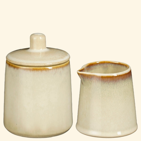Pot à sucre et son pot à lait
