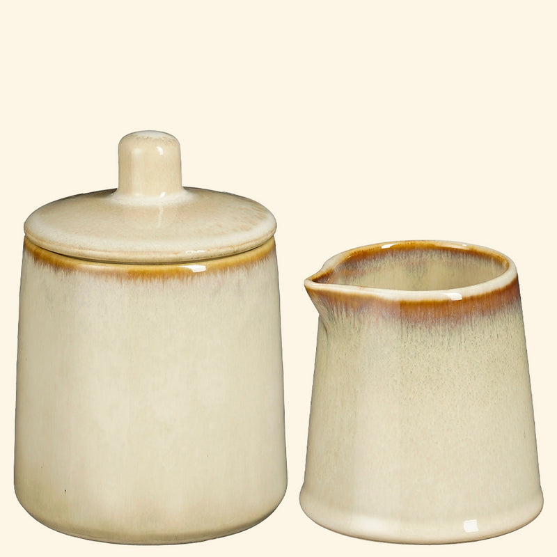 Pot à sucre et son pot à lait