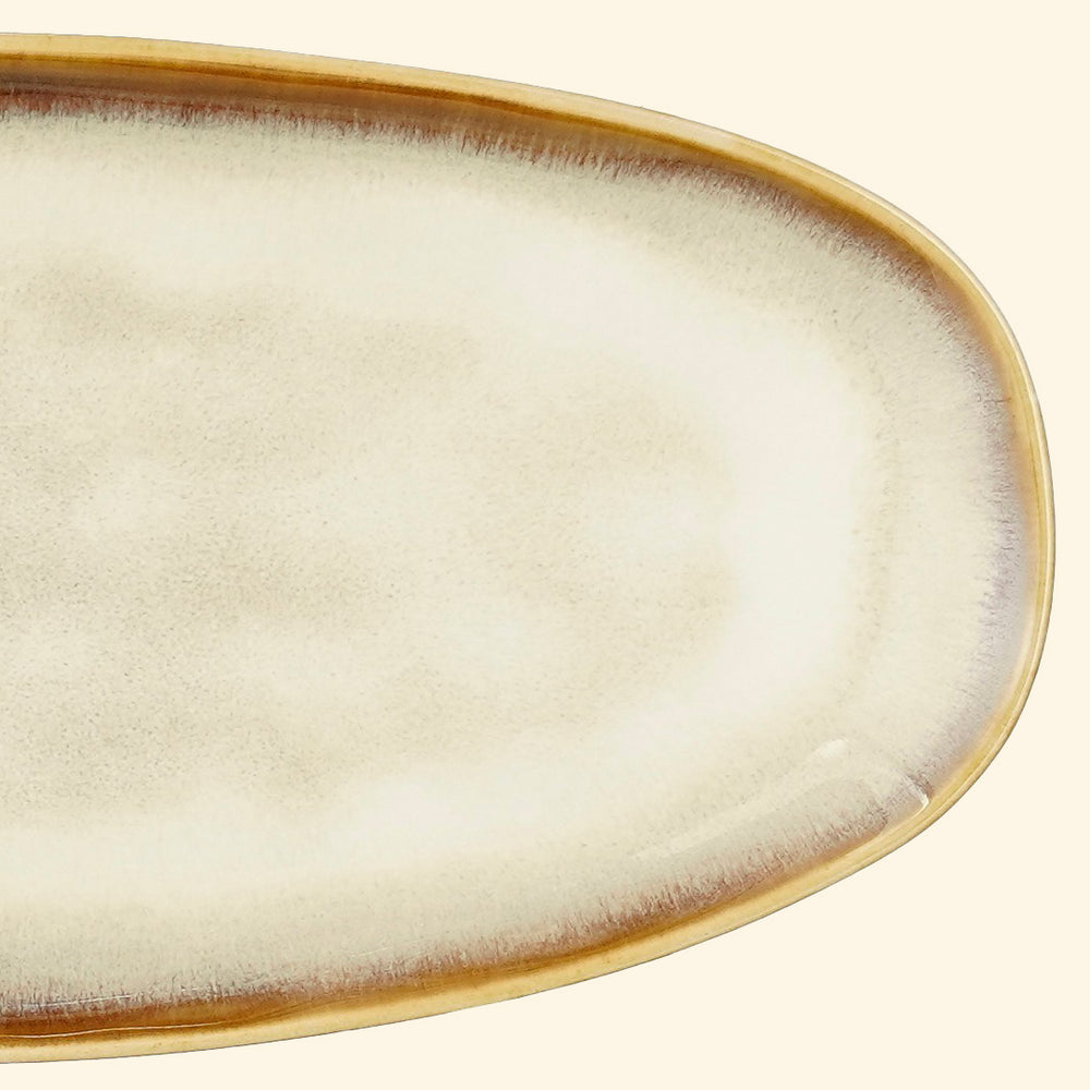Plat de service - Crème 27cm