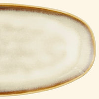 Plat de service - Crème 27cm