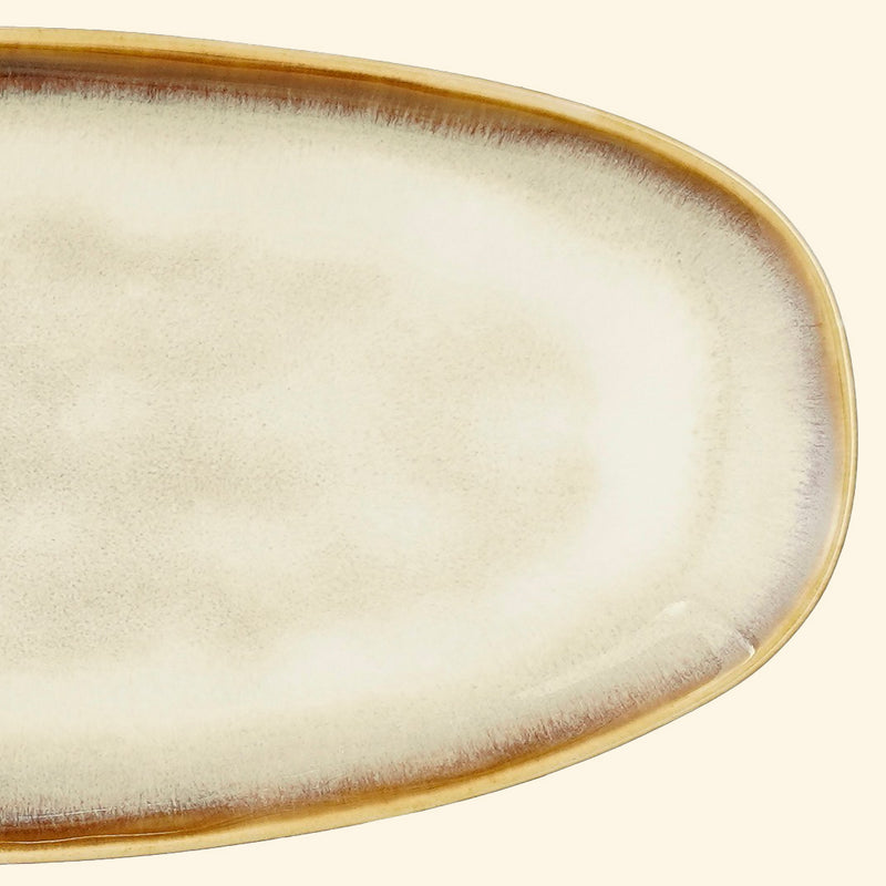 Plat de service - Crème 27cm