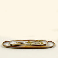 Plat de service - Crème 27cm