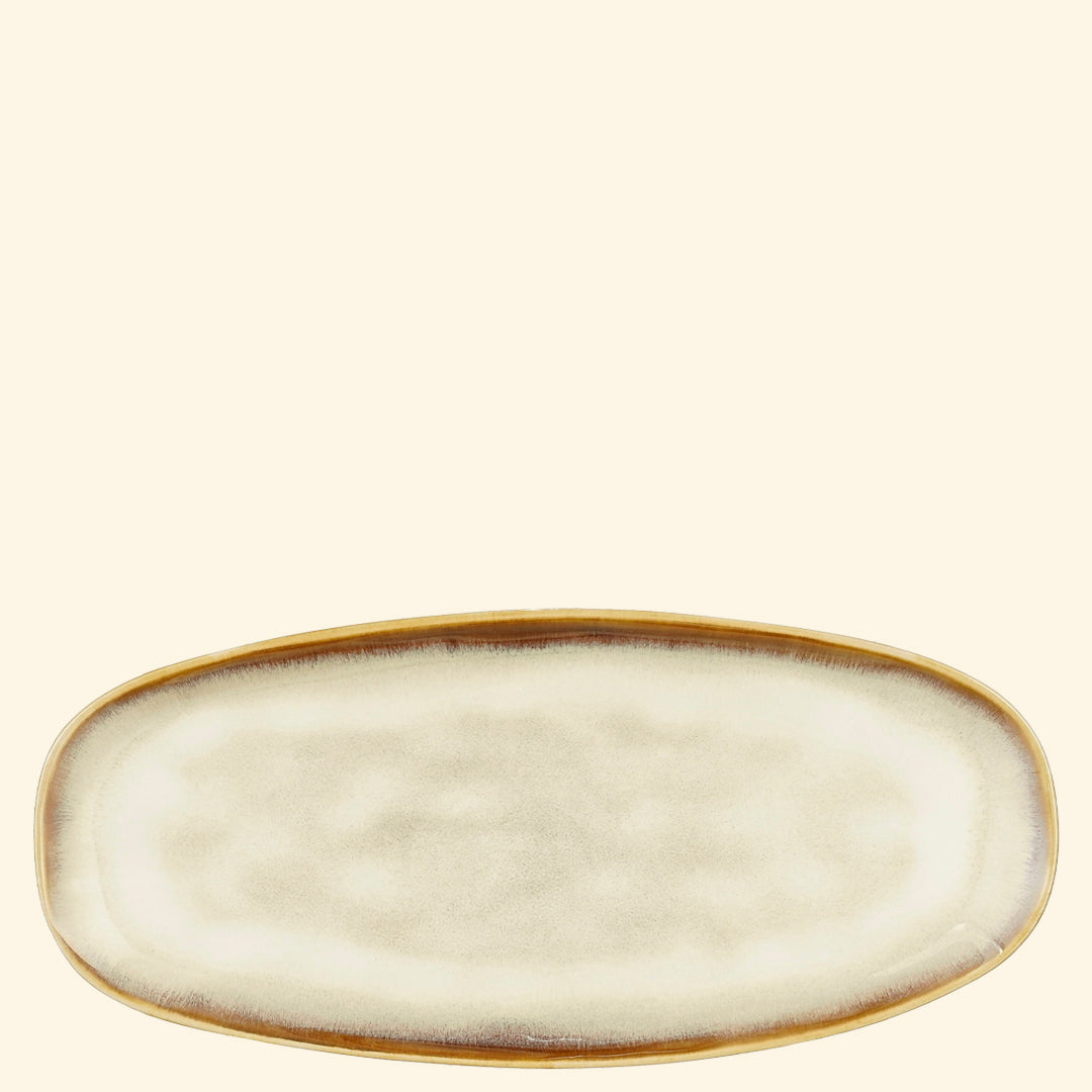 Plat de service - Crème 27cm