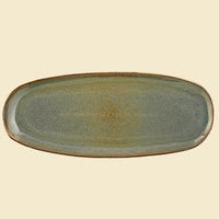 Plat de service - Bleu 36cm