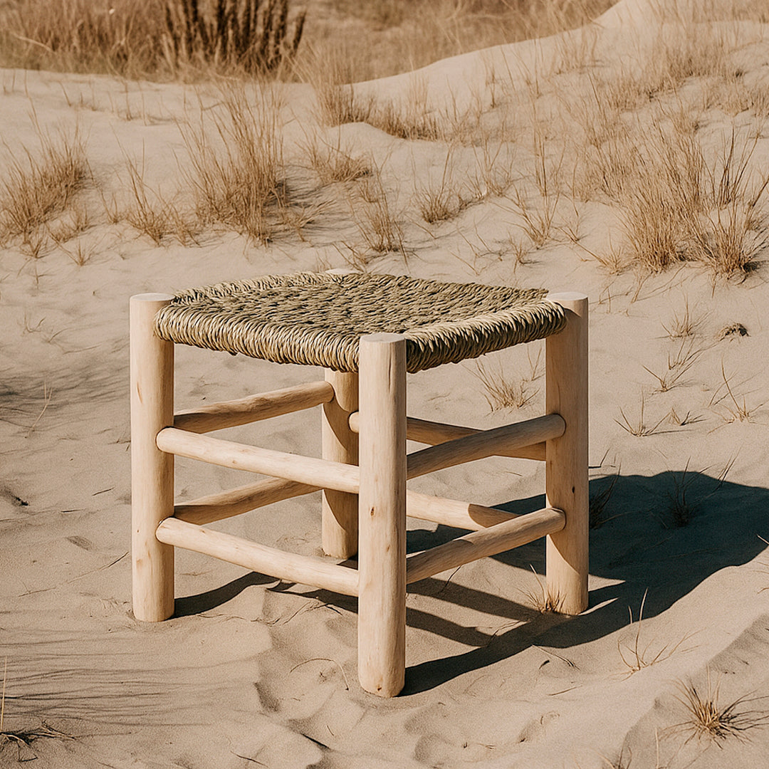 Tabouret carré relax