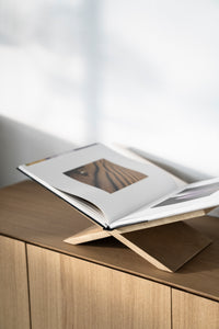 Wooden book stand