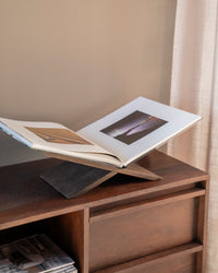 Wooden book stand
