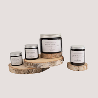 Olive wax candles