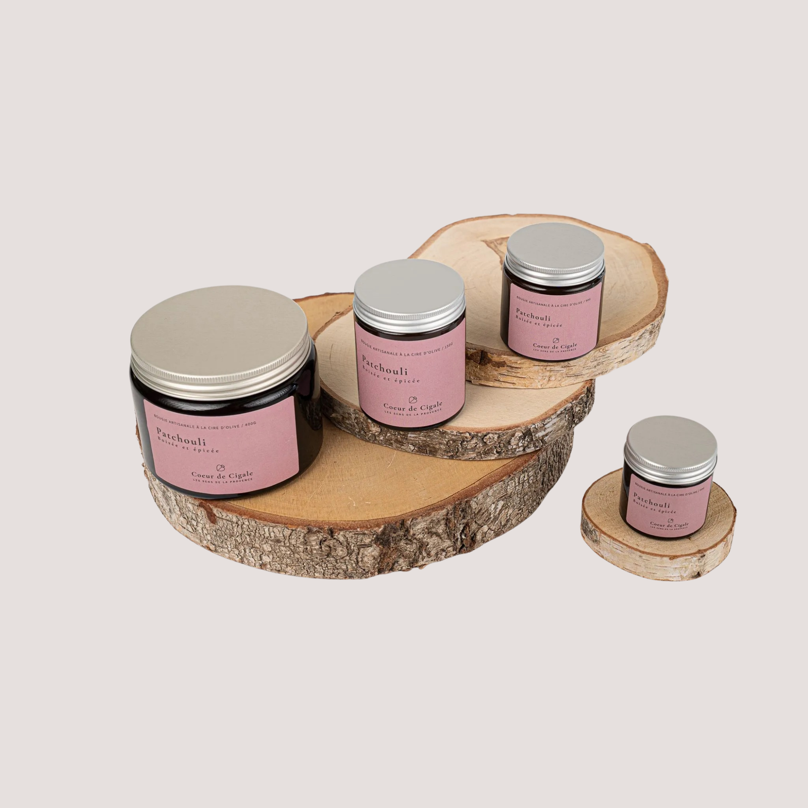 Olive wax candles