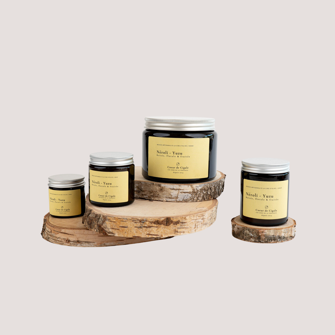 Olive wax candles