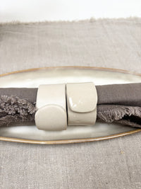 Rond de serviette - céramique artisanale