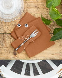Serviettes de table - Gaze de coton