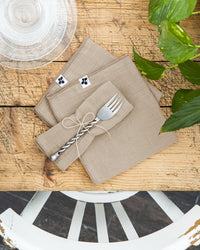 Serviettes de table - Gaze de coton