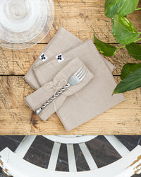 Serviettes de table - Gaze de coton