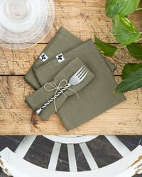 Serviettes de table - Gaze de coton