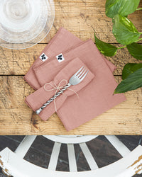 Serviettes de table - Gaze de coton