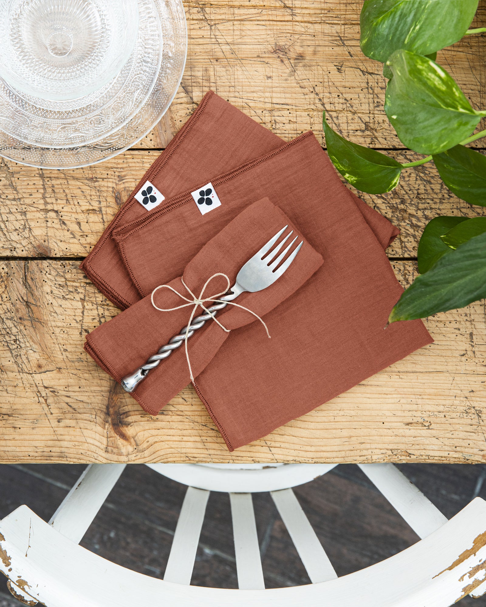 Serviettes de table - Gaze de coton