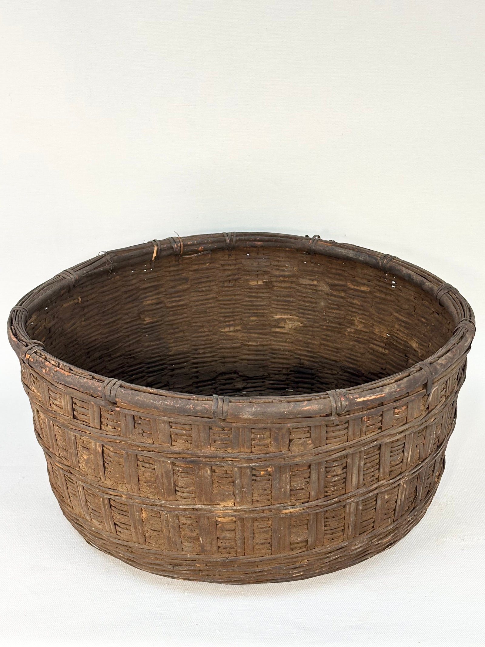 Old wicker basket