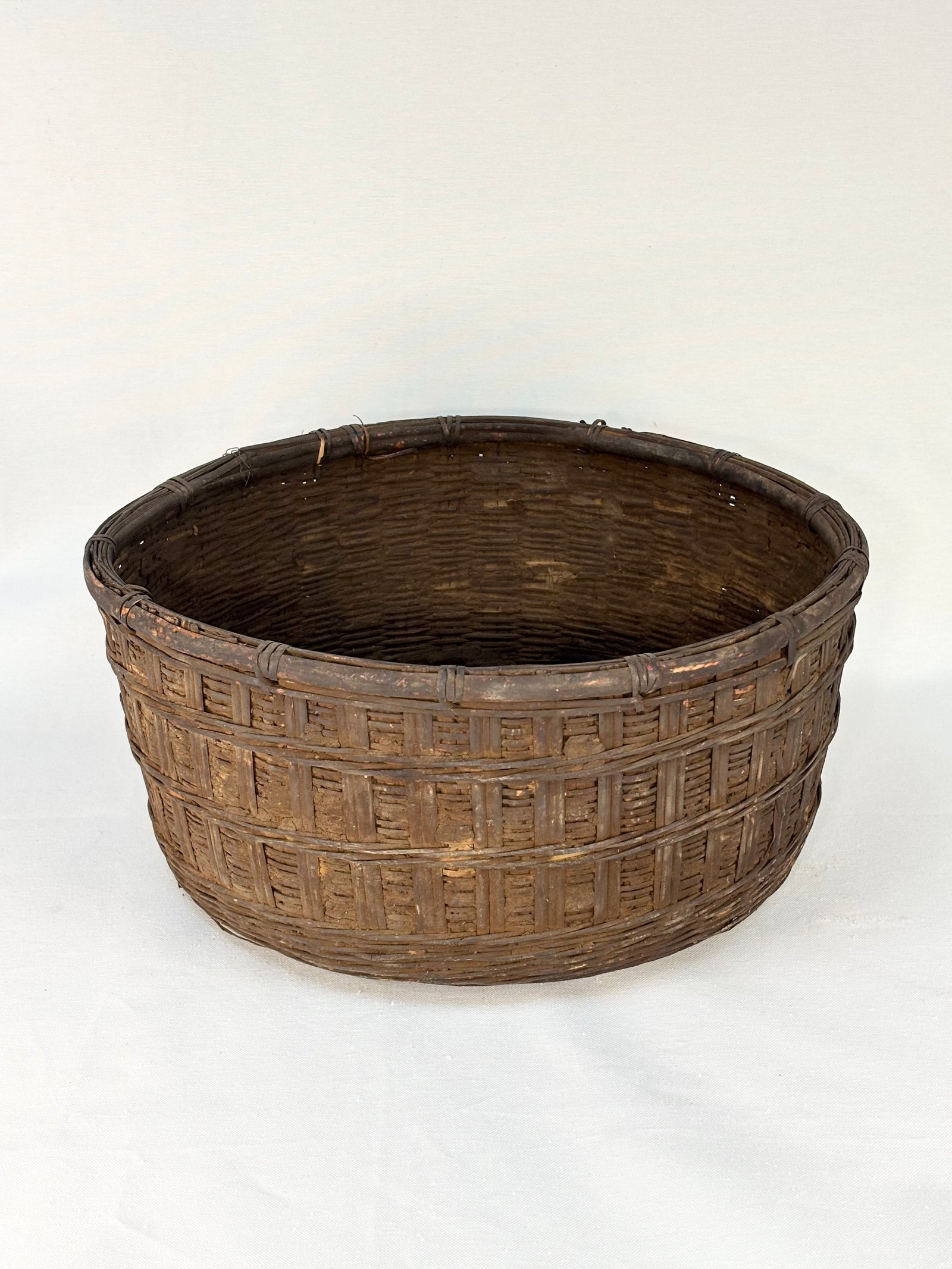 Old wicker basket