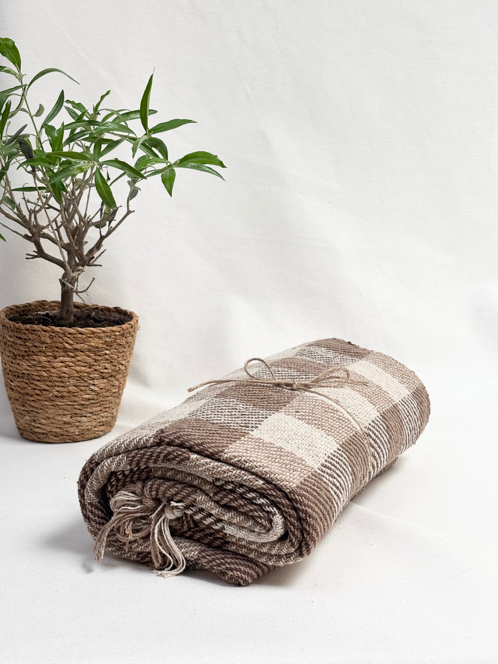 100% cotton throws