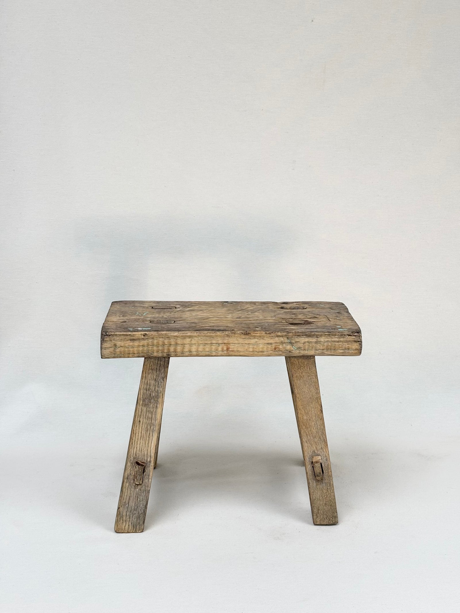 Antique Chinese Elm Mini Stool