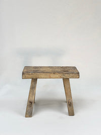Antique Chinese Elm Mini Stool