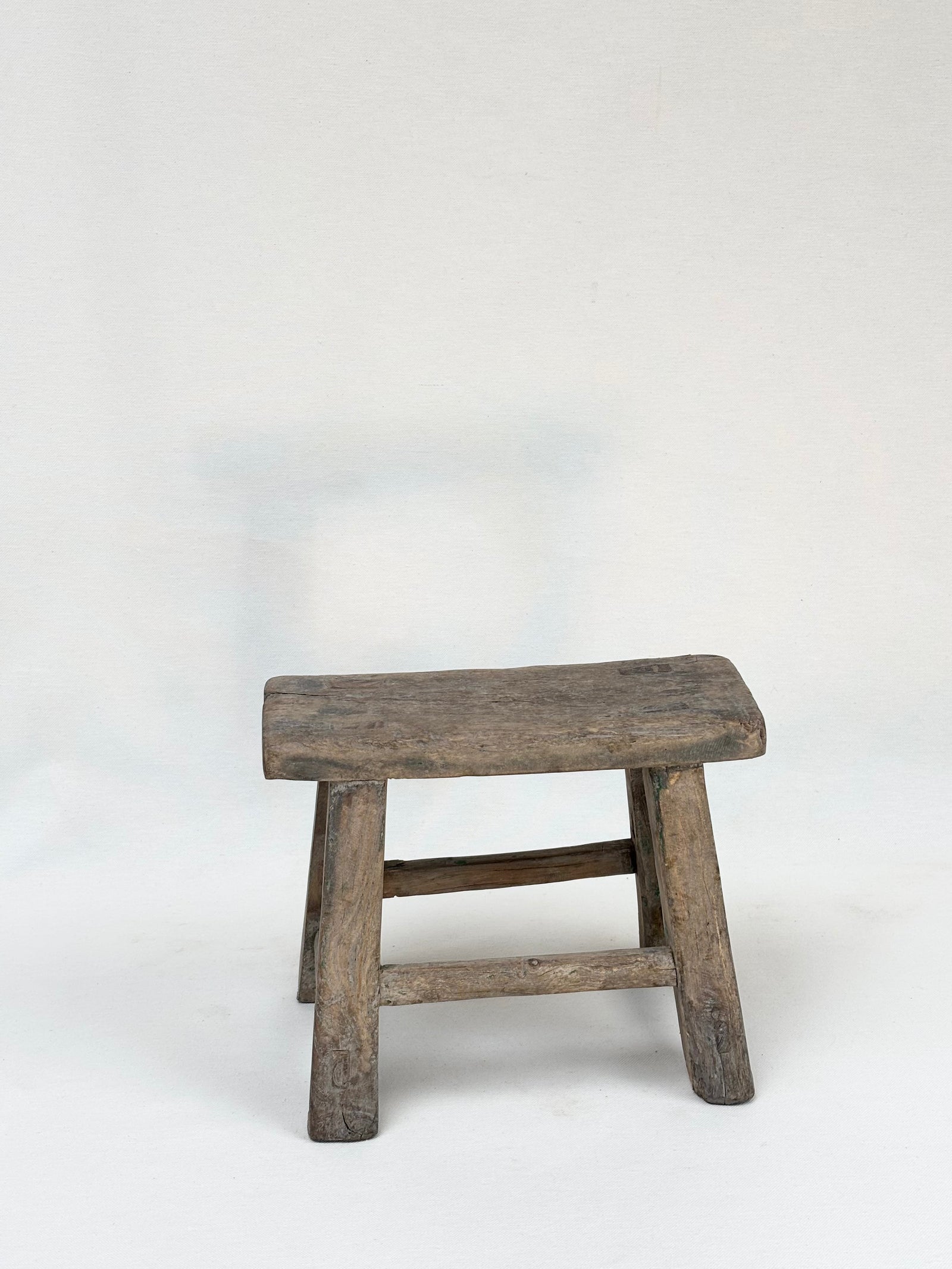 Antique Chinese Elm Mini Stool