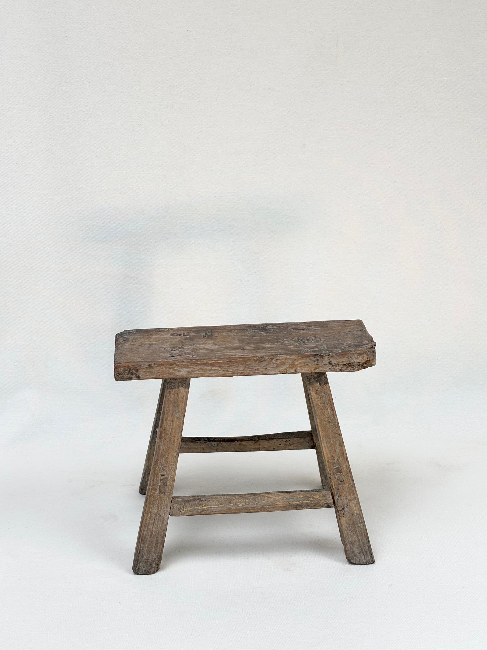 Antique Chinese Elm Mini Stool