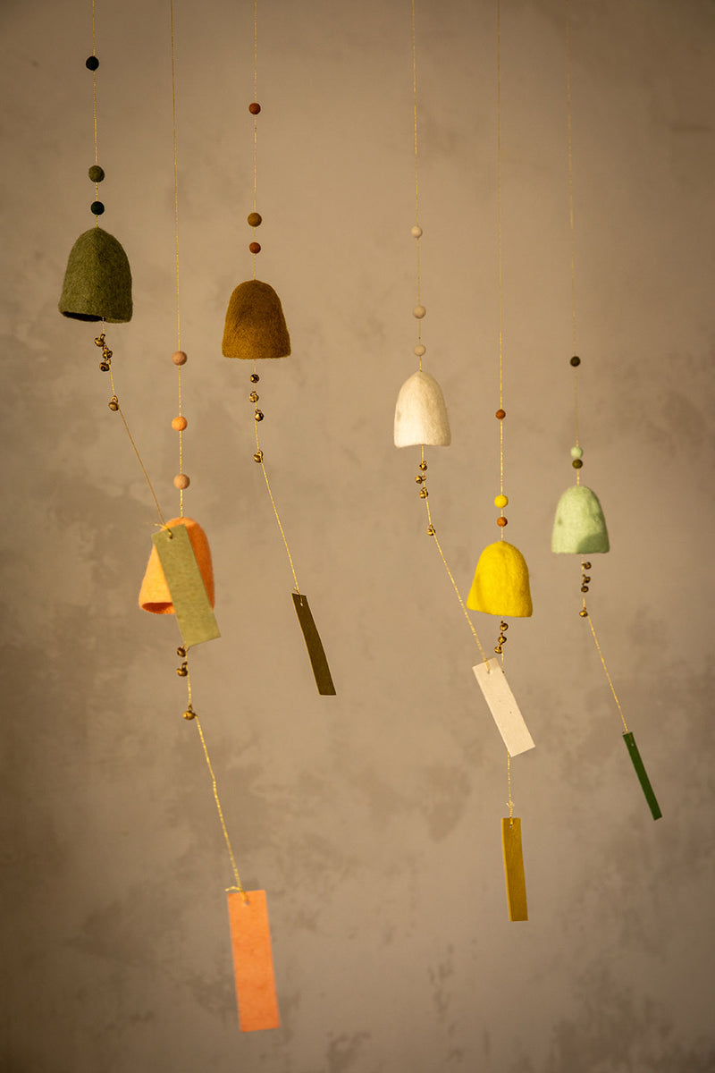 Cloches en feutrine