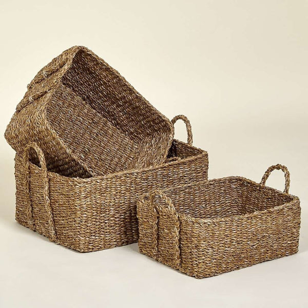 Paniers de rangement tressés - Rectangulaires