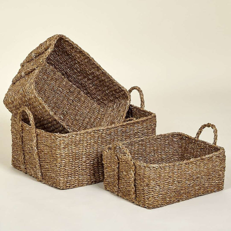 Paniers de rangement tressés - Rectangulaires