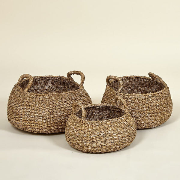 Paniers de rangement tressés - Ronds