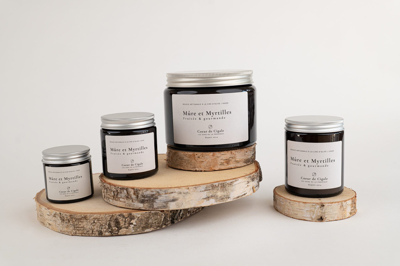 Olive wax candles